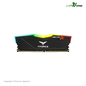 رم دسکتاپ DDR4 تک کاناله 3600 مگاهرتز CL18 برند تیم گروپ DELTA RGB | استوک