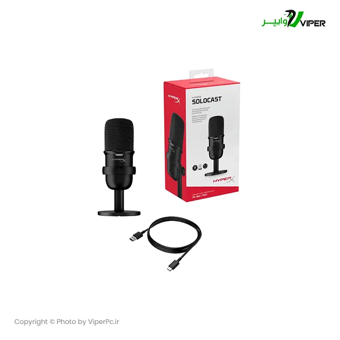 میکروفن کندانسر برند هایپرایکس مدل HyperX SoloCast
