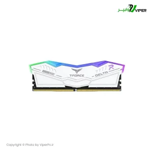 رم تیم گروپ T-Force Delta RGB ظرفیت 16 گیگابایت تک کاناله فرکانس 6400 مگاهرتز DDR5 CL38